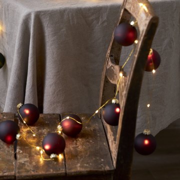 Eglo 411559 -  řetěz BLISS 22xLED/3xAA 2,6m teplá bílá