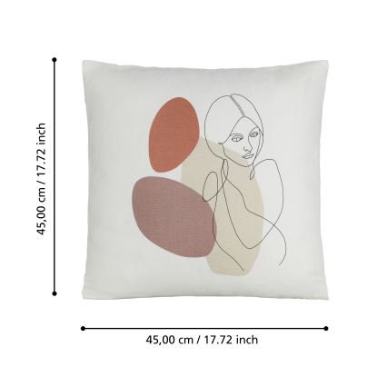 Eglo 420008 - Dekorační polštář CHEVERY 45x45 cm pestrobarevná