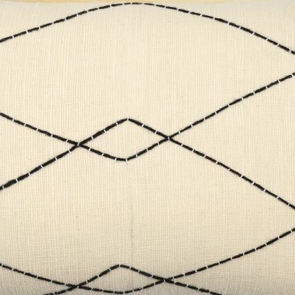 Eglo 420042 - Dekorační polštář CHEVERY 35x60 cm béžová/černá