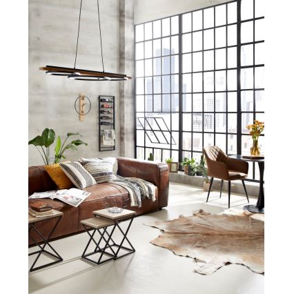 Eglo 420052 - Dekorační polštář CHEVERY 50x50 cm krémová/černá