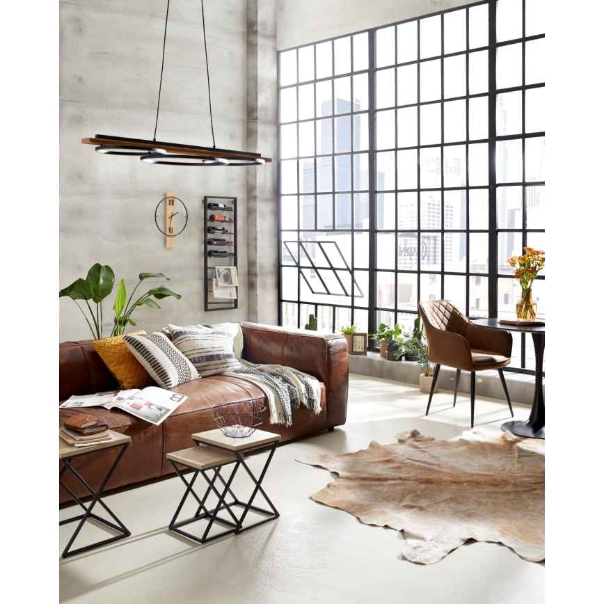 Eglo 420052 - Dekorační polštář CHEVERY 50x50 cm krémová/černá