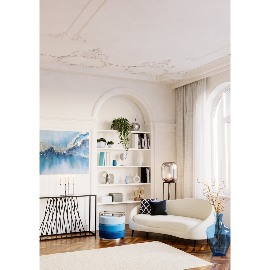 Eglo 420096 - Dekorační polštář BERHALA 45x45 cm modrá/bílá