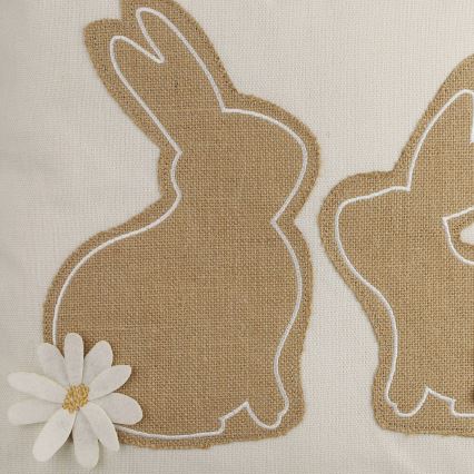 Eglo 420097 - Dekorační polštář CHEVERY 45x45 cm béžová/hnědá