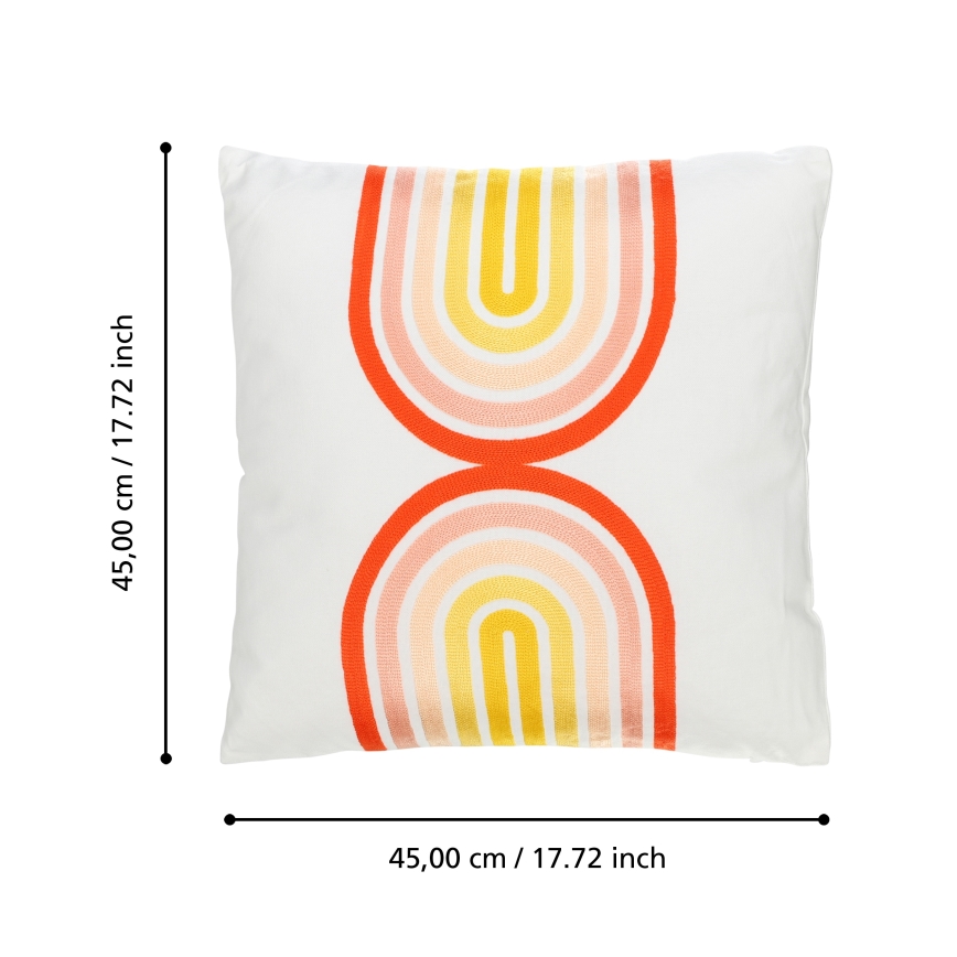Eglo 420237 - Dekorační polštář BERHALA 45x45 cm pestrobarevná