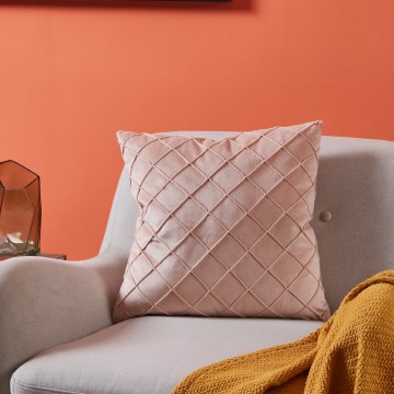 Eglo 420253 - Dekorační polštář SHOURA 45x45 cm růžová