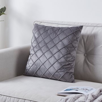 Eglo 420254 - Dekorační polštář SHOURA 45x45 cm šedá