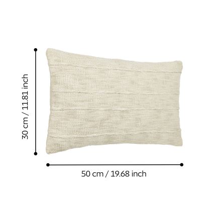 Eglo 420336 - Dekorační polštář SHILABO 50x30 cm béžová