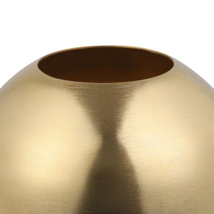 Eglo - Kovová váza 16,5x18 cm zlatá