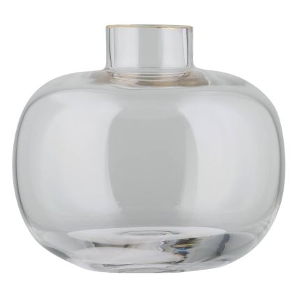 Eglo 421214 - Skleněná váza SIRANANA 11,8x13 cm čirá/zlatá