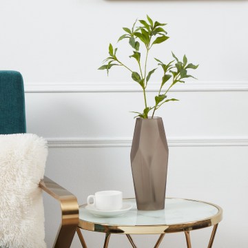 Eglo 421345 - Skleněná váza CLONONY 30x12 cm hnědá