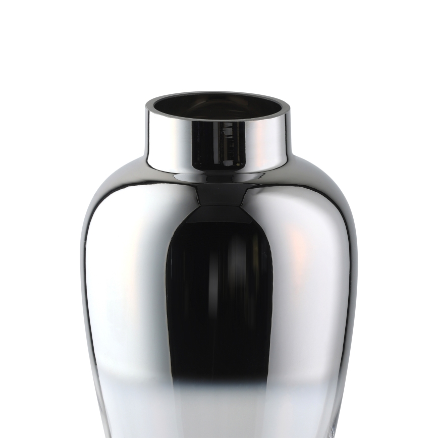 Eglo 421359 - Skleněná váza KENYASI 27x15,5 cm lesklý chrom