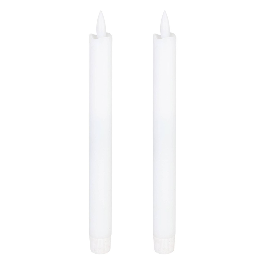 Eglo - SADA 2x LED Svíčka LED/1xAAA 24,5 cm bílá