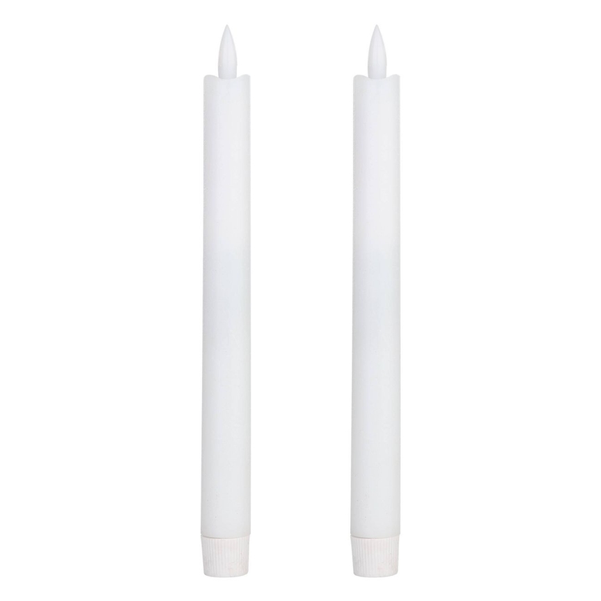 Eglo - SADA 2x LED Svíčka LED/1xAAA 24,5 cm bílá