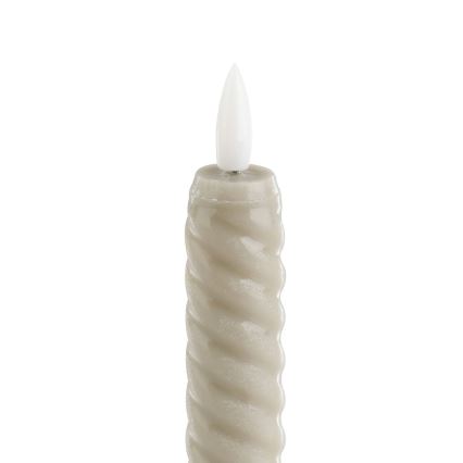 Eglo - SADA 2x LED Svíčka LED/1xAAA 15 cm béžová