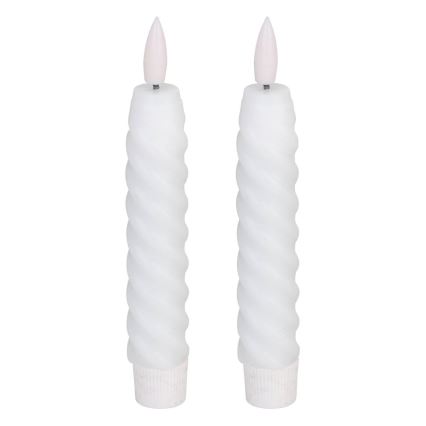 Eglo - SADA 2x LED Svíčka LED/1xAAA 15 cm bílá