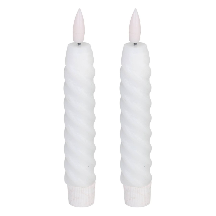 Eglo - SADA 2x LED Svíčka LED/1xAAA 15 cm bílá