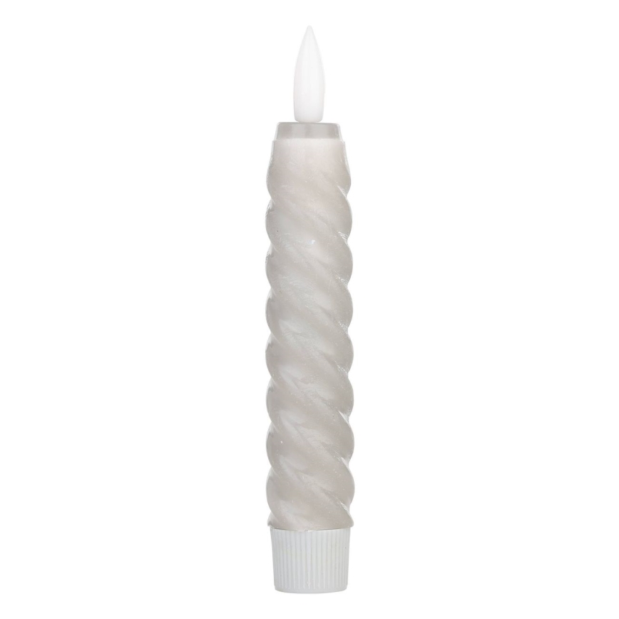 Eglo - SADA 2x LED Svíčka LED/1xAAA 15 cm šedá