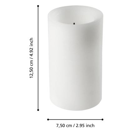 Eglo - LED Svíčka LED/2xAA teplá bílá
