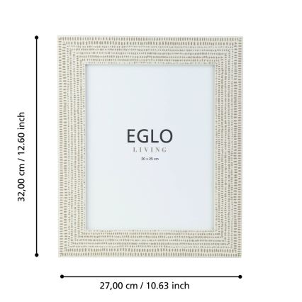 Eglo - Fotorámeček 20x25 cm krémová