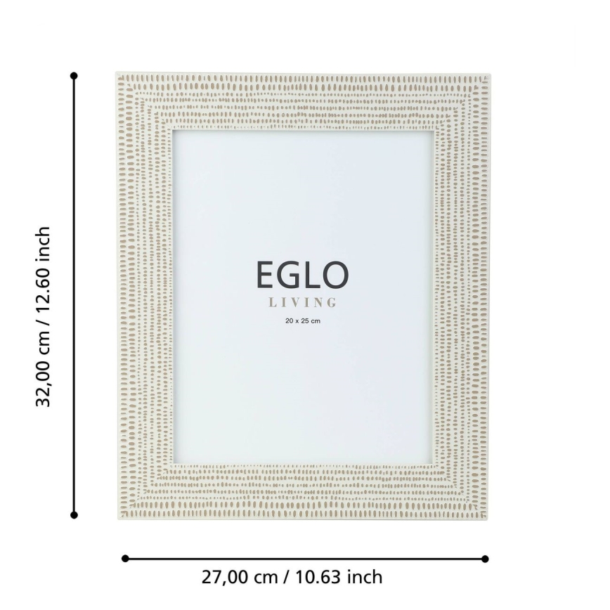 Eglo - Fotorámeček 20x25 cm krémová
