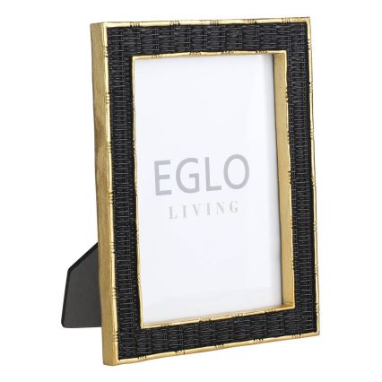 Eglo - Fotorámeček 13x18 cm černá/zlatá
