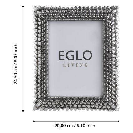Eglo - Fotorámeček 13x18 cm stříbrná