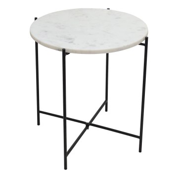 Eglo 424001 - Odkládací stolek TOWADA 44 cm dekor mramor/černá