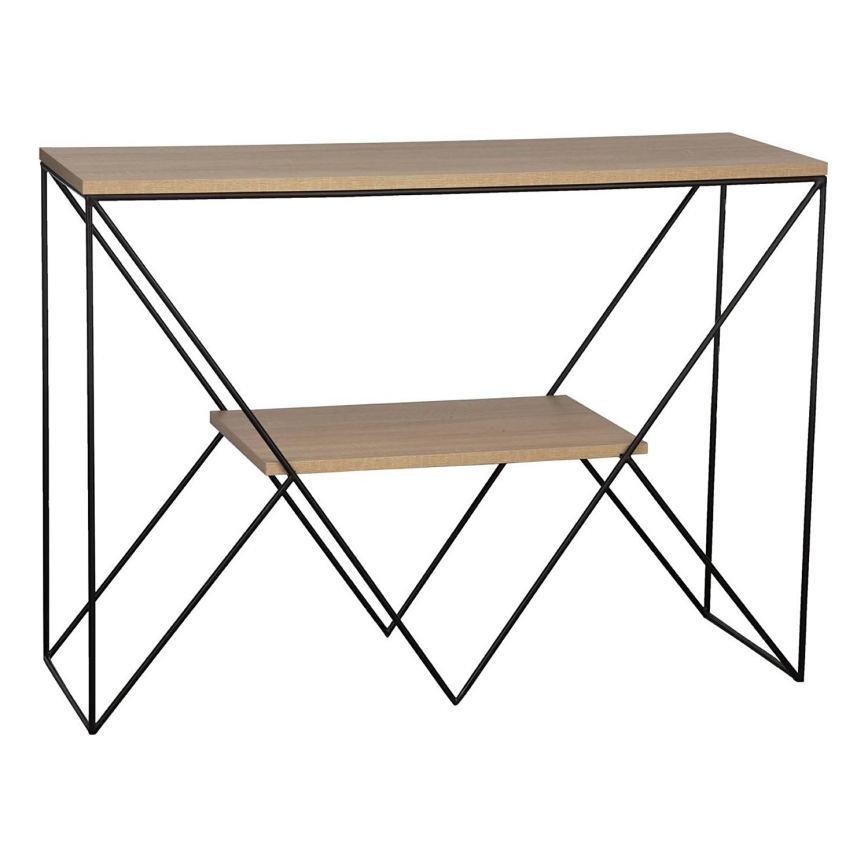 Eglo 424016 - Odkládací stolek OTAWARA 77x106 cm hnědá/černá