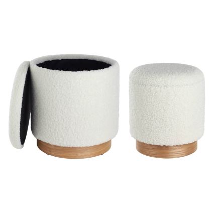 Eglo - SADA 2x Taburet pr. 30,5/37 cm bílá