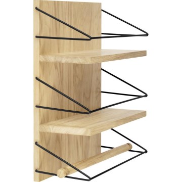 Eglo 424556 - Nástěnná police MAINTIMBATO 41x33 cm dub