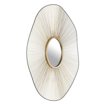Eglo - Nástěnné zrcadlo pr. 76 cm zlatá/černá