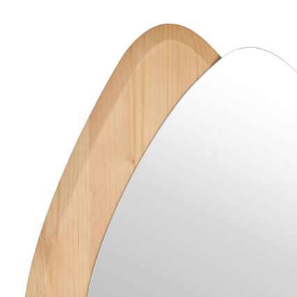 Eglo 425049 - Nástěnné zrcadlo LIOMA 68x48 cm jedle/béžová
