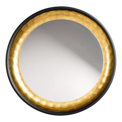 Eglo 425062 - Nástěnné zrcadlo BONTANG pr. 90 cm černá/zlatá
