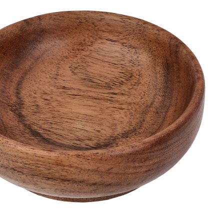 Eglo - Dřevěná mísa pr. 10 cm hnědá