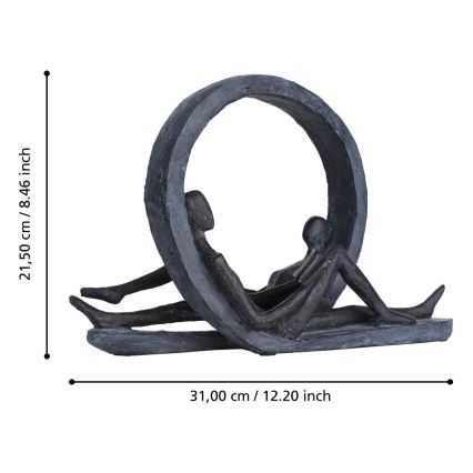 Eglo - Dekorace 21,5x31 cm pryskyřice