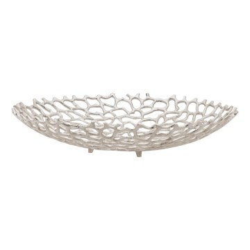 Eglo 427488 - Dekorační mísa KIMITSU pr. 45 cm stříbrná