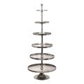 Eglo 427652 - Servírovací stojan BABIRIK 206x79 cm stříbrná