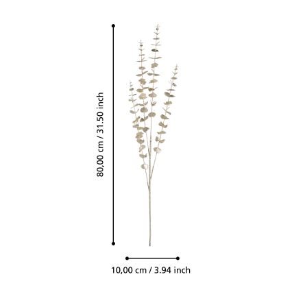 Eglo - Umělá květina 80 cm zlatá