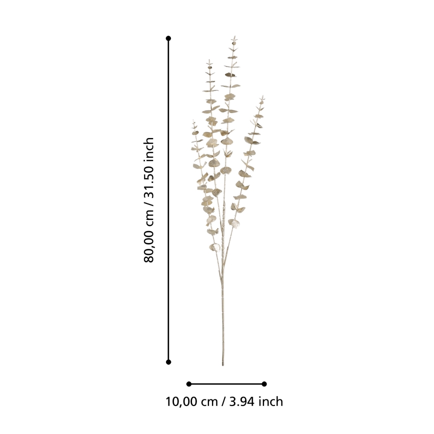 Eglo - Umělá květina 80 cm zlatá