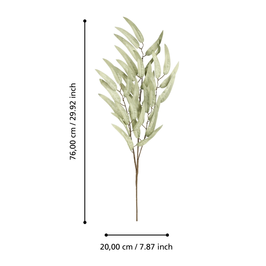Eglo - Umělá květina 76 cm zelená