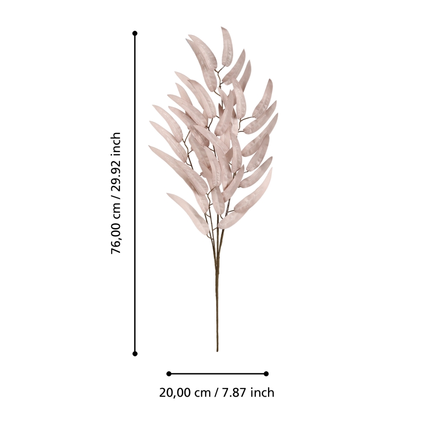 Eglo - Umělá květina 76 cm růžová