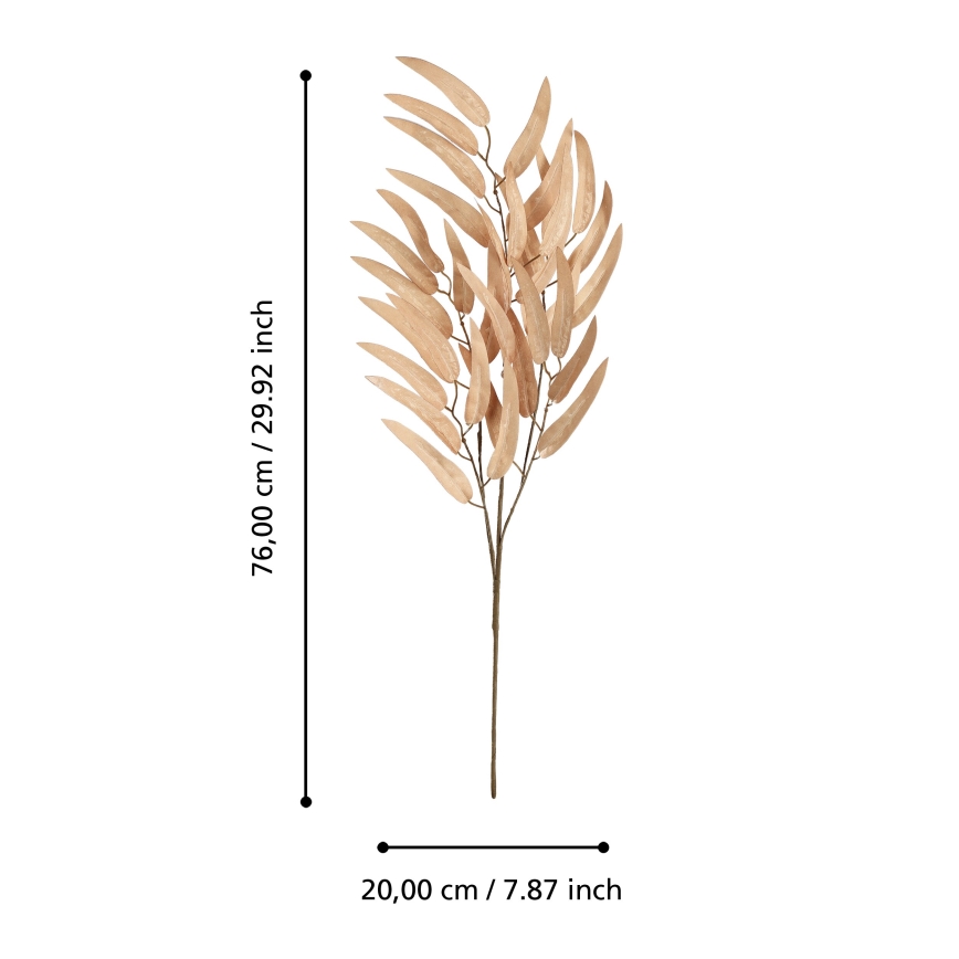 Eglo - Umělá květina 76 cm oranžová
