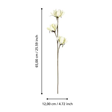 Eglo - Umělá květina 65 cm žlutá