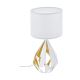 Eglo 43078 - Stolní lampa CARLTON 1xE27/60W/230V bílá