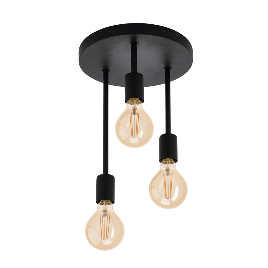 Eglo - Lustr na tyči 3xE27/60W/230V
