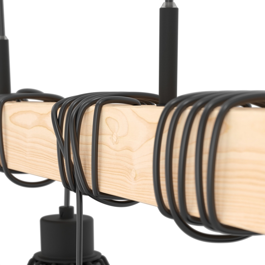 Eglo - Lustr na lanku TOWNSHEND 4xE27/60W/230V basket