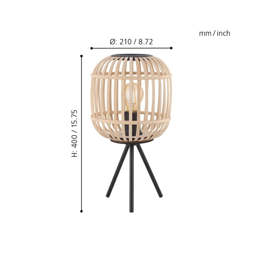Eglo - Stolní lampa 1xE27/28W/230V