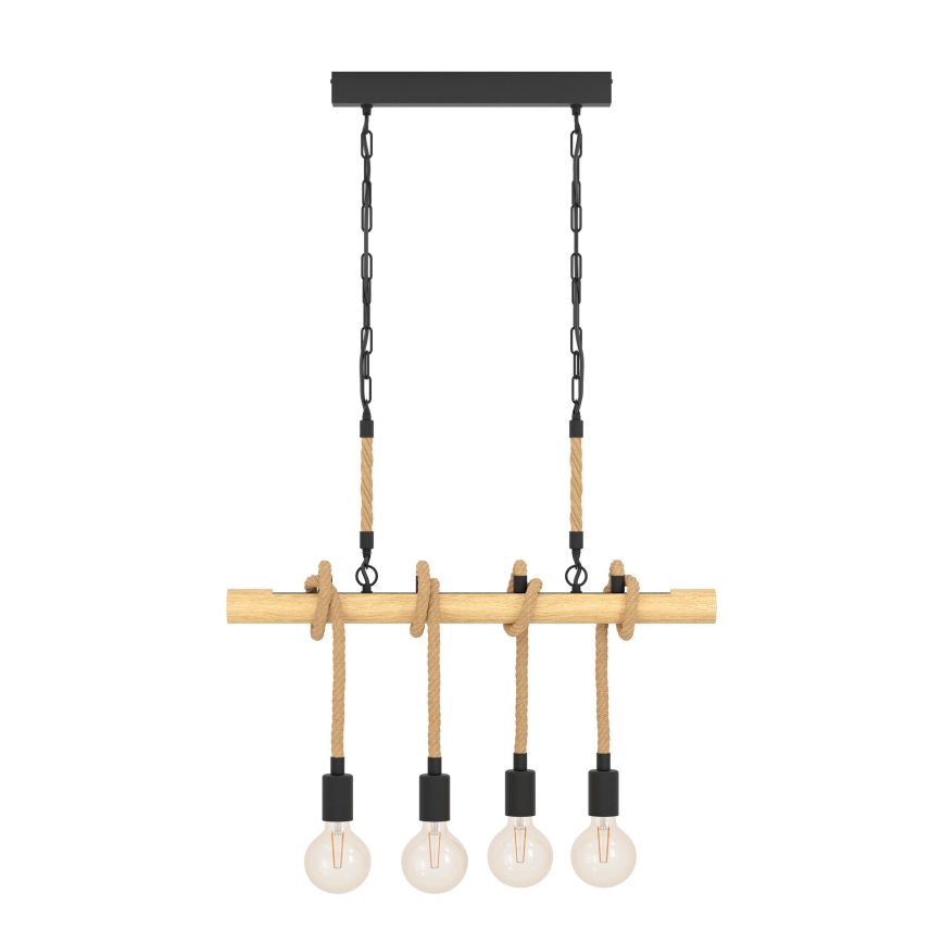 Eglo 43318 - Lustr na řetězu YOUNGSTOWN 4xE27/40W/230V