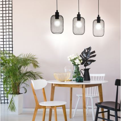 Eglo - Lustr na lanku 3xE27/60W/230V