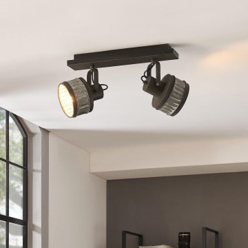 Eglo 43445 - Bodové svítidlo TURROCK 2xE27/28W/230V